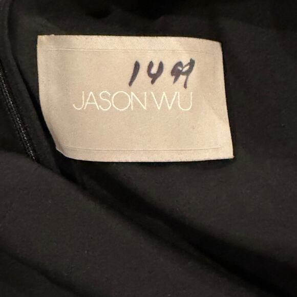 JASON WU Mesh-inset 3/4-sleeve Sheath Dress Size 10 - Picture 7 of 12